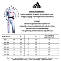 Judoga adidas Club Niebieski J350B