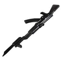 Karabin Gumowy Ak-47 Bagnetem Z Pasem