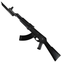 Karabin Gumowy Ak-47 Bagnetem Z Pasem