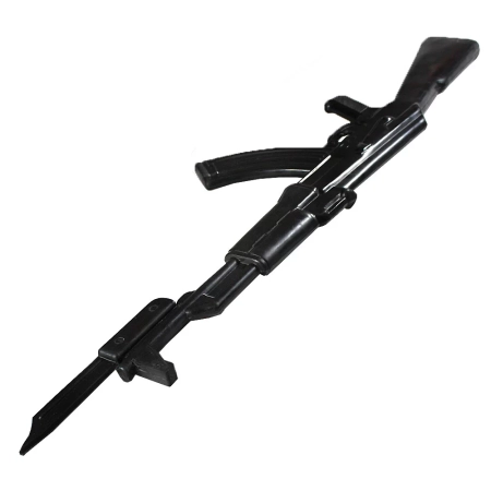 Karabin Gumowy Ak-47 Bagnetem Z Pasem