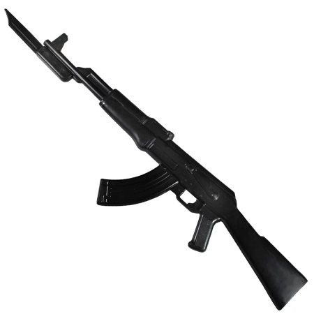 Karabin Gumowy Ak-47 Bagnetem Z Pasem