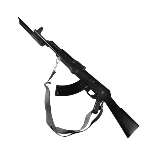 Karabin Gumowy Ak-47 Bagnetem Z Pasem