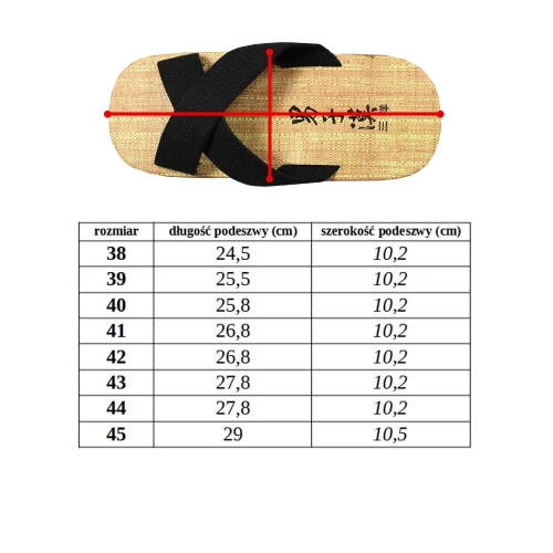 Klapki Zori X PVC 44