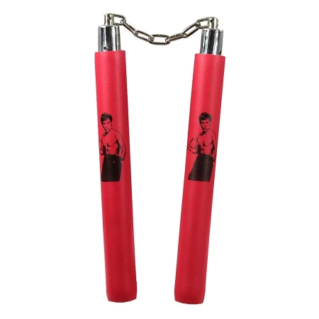 Nunchaku Piankowe Red Bruce LEE