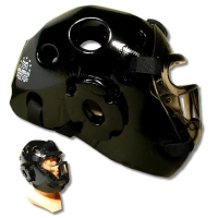 Kask Piankowy Z Kratą S Czarny