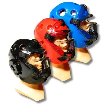 Kask Piankowy Z Kratą S Czarny