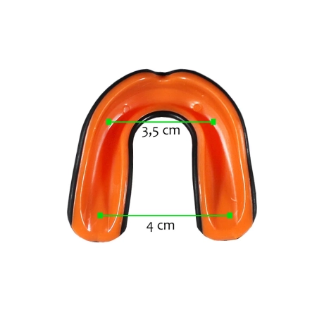 Ochraniacz Szczęki Pojedynczy Gel Czarne