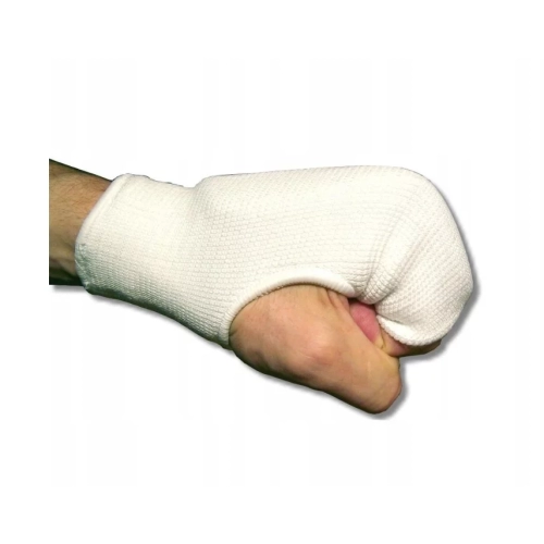 Ochraniacze Elastyczne Pięści Napięstniki Białe M