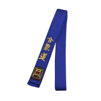 Pasy Aikido z Haftem 320 cm Niebieski