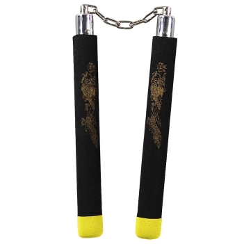 Nunchaku Piankowe Na Łańcuszkach Extra Żółte