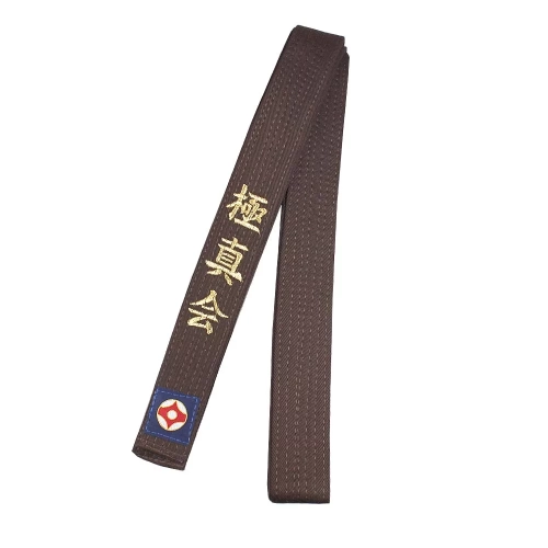 Pasy Do Kyokushin Karate 280 cm Brązowy