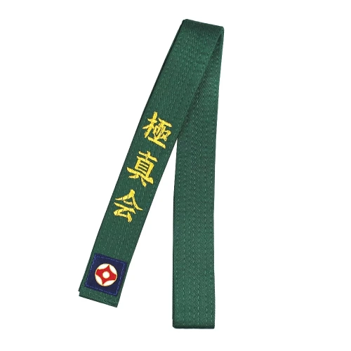 Pasy Do Kyokushin Karate 220 cm Zielony