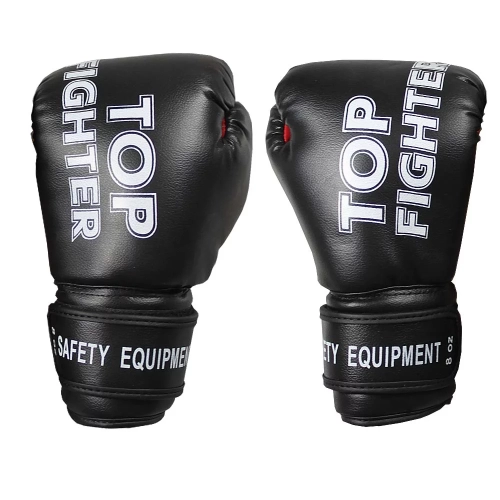 Rękawice Bokserskie Dla Dzieci 6 oz Black