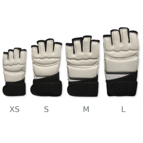 Rękawice Do Taekwondo Czarno - Białe S