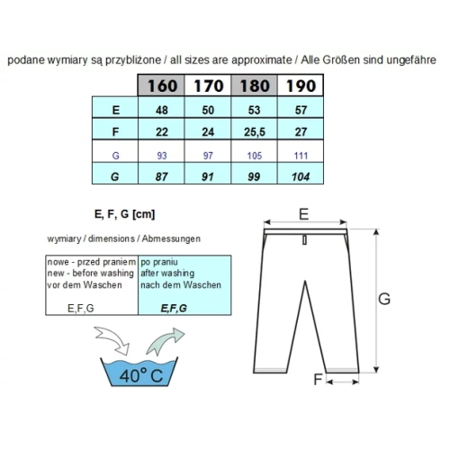Spodnie Do Karate Kyokushin 170 cm